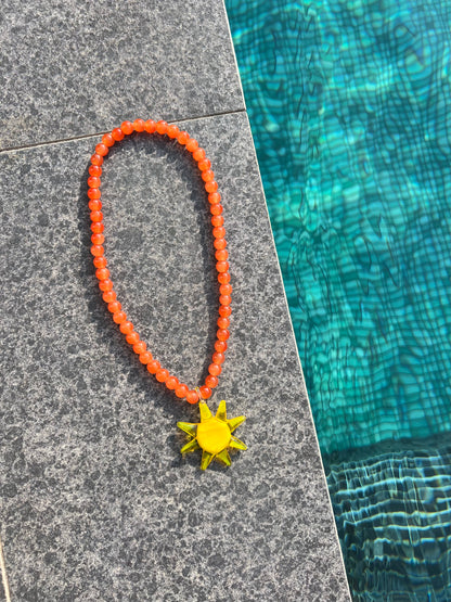 Sun Orange Necklace