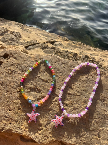 Multicolor Necklace Seastar