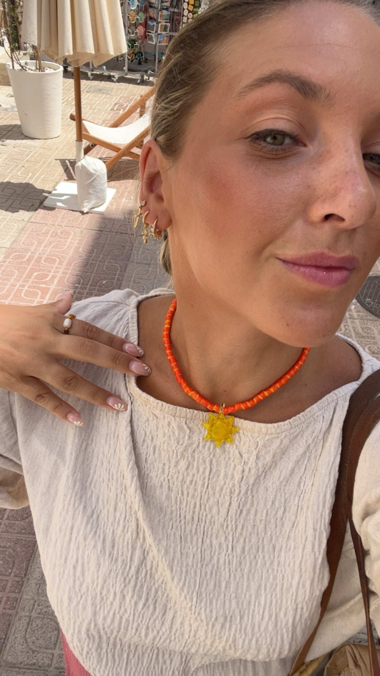 Sun necklace