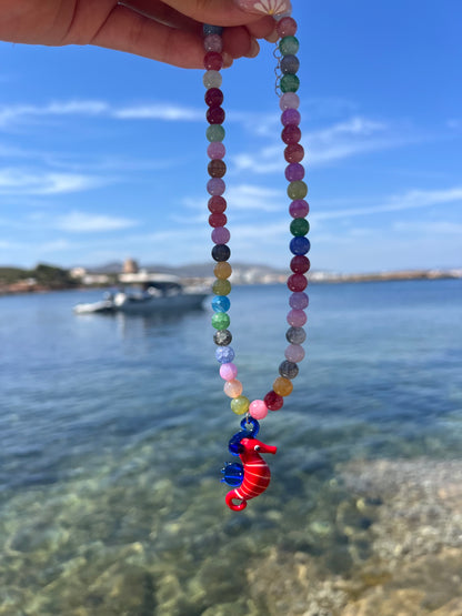 Seahorse multicolor Necklace