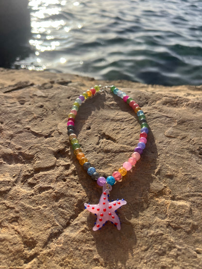 Multicolor Necklace Seastar