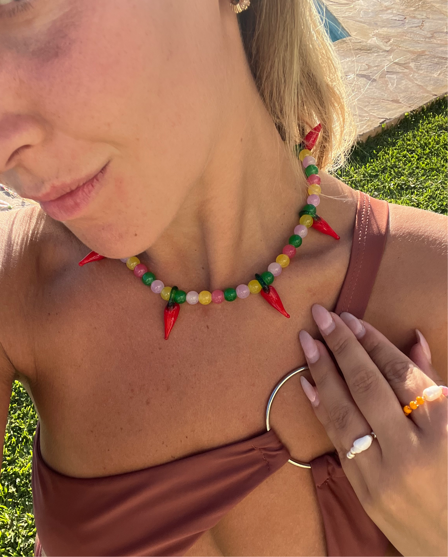 Necklace Multicolor Chili