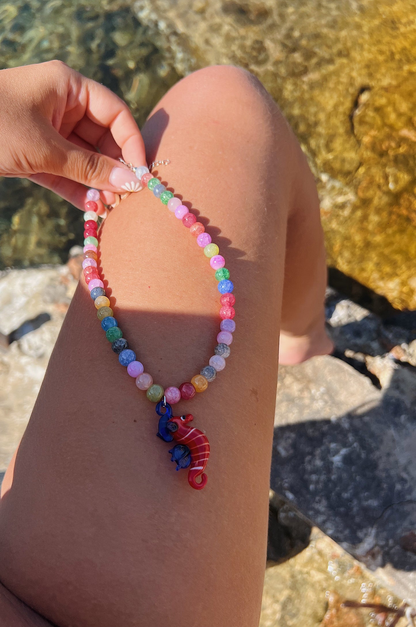 Seahorse multicolor Necklace