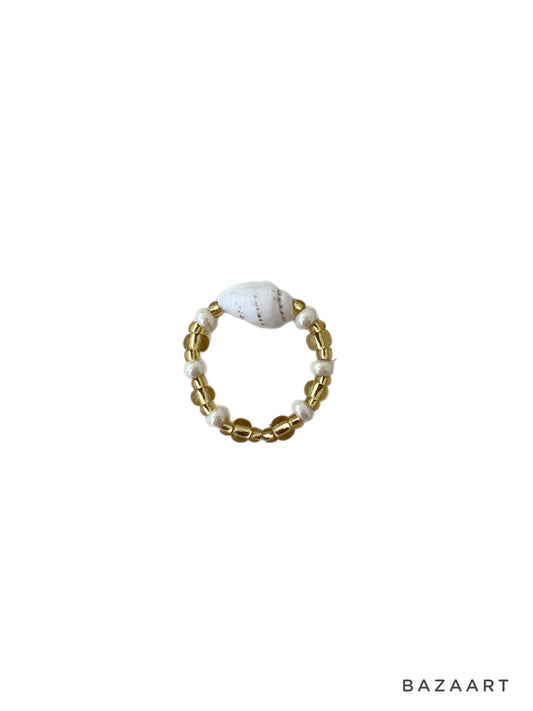 Holly Shell Ring