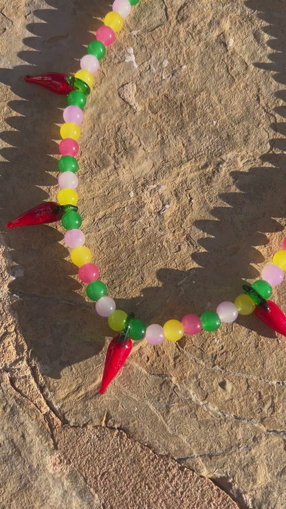 Necklace Multicolor Chili