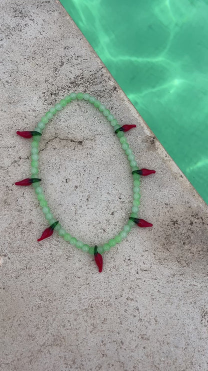 Green Chili Necklace